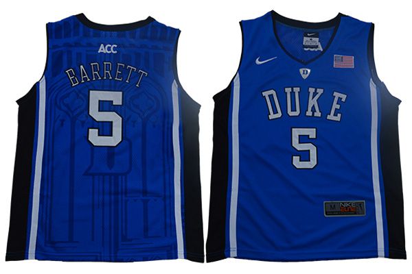 Youth Duke Blue Devils 5 Barrett Blue Nike NBA NCAA Jerseys